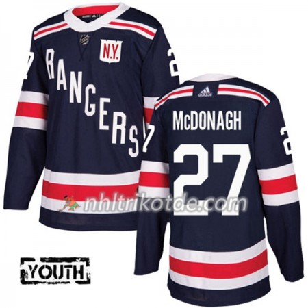 New York Rangers Trikot Ryan McDonagh 27 Adidas 2017-2018 Navy Blue 2018 Winter Classic Authentic - Kinder